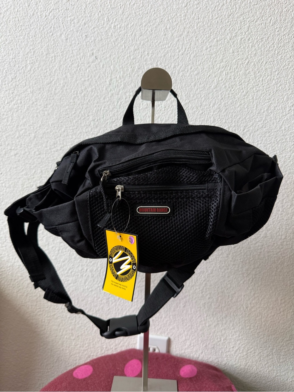 Mountain Range BMR-02 Black Belt Bag Fanny Pack Crossbody Shoulder Bag NWT